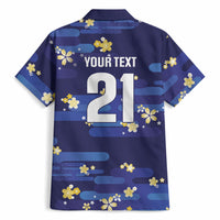 2026 Autumn Rugby Nations Japan Custom Hawaiian Shirt Blue Sakura Japanese Asanoha Seigaiha
