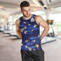 2026 Autumn Rugby Nations Japan Custom Men Tank Top Blue Sakura Japanese Asanoha Seigaiha