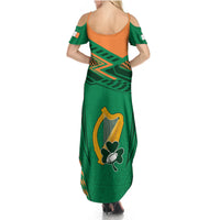 Ireland Rugby Summer Maxi Dress 2023 World Cup Shamrock Sporty Style - Wonder Print Shop