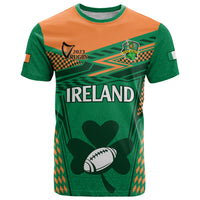 Ireland Rugby T Shirt 2023 World Cup Shamrock Sporty Style - Wonder Print Shop
