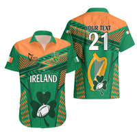 Custom Ireland Rugby Hawaiian Shirt 2023 World Cup Shamrock Sporty Style - Wonder Print Shop