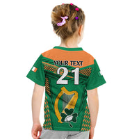 Custom Ireland Rugby Kid T Shirt 2023 World Cup Shamrock Sporty Style - Wonder Print Shop