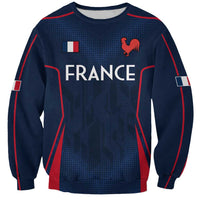 France Rugby Sweatshirt Allez Les Bleus Go World Cup 2023 LT9