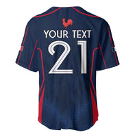 Custom France Rugby Baseball Jersey Allez Les Bleus Go World Cup 2023 LT9 - Wonder Print Shop