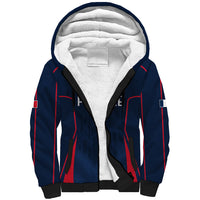Custom France Rugby Sherpa Hoodie Allez Les Bleus Go World Cup 2023 - Wonder Print Shop