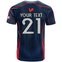 Custom France Rugby T Shirt Allez Les Bleus Go World Cup 2023 - Wonder Print Shop