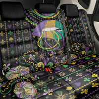Mardi Gras Lips Queen Beads Back Car Seat Cover