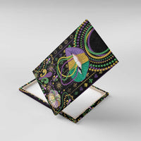 Mardi Gras Lips Queen Beads Canvas Wall Art