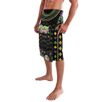 Mardi Gras Lips Queen Beads Lavalava - Wonder Print Shop