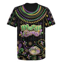 Mardi Gras Lips Queen Beads Rugby Jersey - Wonder Print Shop