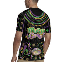 Mardi Gras Lips Queen Beads Rugby Jersey - Wonder Print Shop