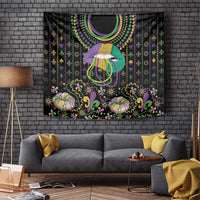 Mardi Gras Lips Queen Beads Tapestry - Wonder Print Shop
