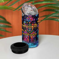 Epiphany Three Kings Day 4 in 1 Can Cooler Tumbler Stained Glass Window Style