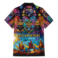Epiphany Three Kings Day Family Matching Mermaid Dress and Hawaiian Shirt Stained Glass Window Style