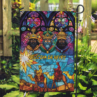 Epiphany Three Kings Day Garden Flag Stained Glass Window Style - Wonder Print Shop