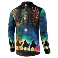 Feliz Dia De Reyes Three Kings Day Button Sweatshirt Happy Epiphany Day