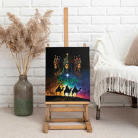 Feliz Dia De Reyes Three Kings Day Canvas Wall Art Happy Epiphany Day