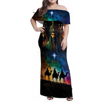 Feliz Dia De Reyes Three Kings Day Family Matching Off Shoulder Maxi Dress and Hawaiian Shirt Happy Epiphany Day LT9 - Wonder Print Shop
