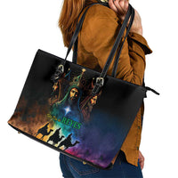 Feliz Dia De Reyes Three Kings Day Leather Tote Bag Happy Epiphany Day