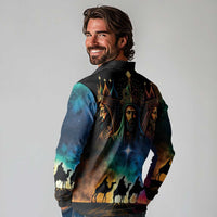 Feliz Dia De Reyes Three Kings Day Long Sleeve Polo Shirt Happy Epiphany Day - Wonder Print Shop