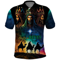 Feliz Dia De Reyes Three Kings Day Polo Shirt Happy Epiphany Day - Wonder Print Shop