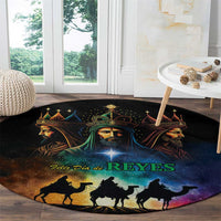 Feliz Dia De Reyes Three Kings Day Round Carpet Happy Epiphany Day - Wonder Print Shop