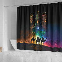 Feliz Dia De Reyes Three Kings Day Shower Curtain Happy Epiphany Day - Wonder Print Shop