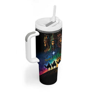 Feliz Dia De Reyes Three Kings Day Tumbler With Handle Happy Epiphany Day - Wonder Print Shop