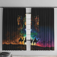 Feliz Dia De Reyes Three Kings Day Window Curtain Happy Epiphany Day - Wonder Print Shop