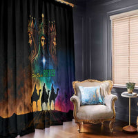Feliz Dia De Reyes Three Kings Day Window Curtain Happy Epiphany Day - Wonder Print Shop