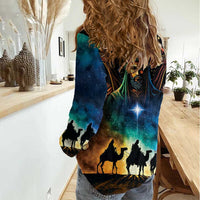 Feliz Dia De Reyes Three Kings Day Women Casual Shirt Happy Epiphany Day - Wonder Print Shop