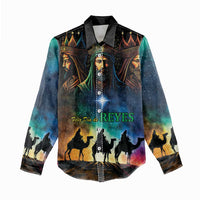 Feliz Dia De Reyes Three Kings Day Women Casual Shirt Happy Epiphany Day - Wonder Print Shop