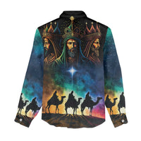 Feliz Dia De Reyes Three Kings Day Women Casual Shirt Happy Epiphany Day - Wonder Print Shop