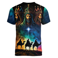 Feliz Dia De Reyes Three Kings Day Women V-Neck T-Shirt Happy Epiphany Day - Wonder Print Shop