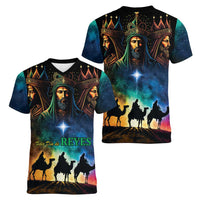 Feliz Dia De Reyes Three Kings Day Women V-Neck T-Shirt Happy Epiphany Day - Wonder Print Shop