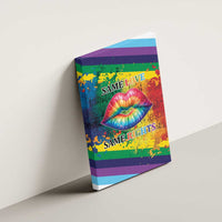Beautiful Rainbow Lips Kiss Canvas Wall Art LGBTQ Same Love Same Rights