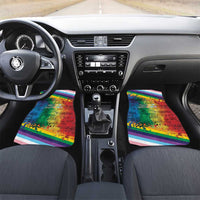 Beautiful Rainbow Lips Kiss Car Mats LGBTQ Same Love Same Rights