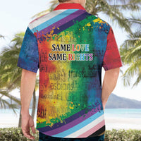 Beautiful Rainbow Lips Kiss Hawaiian Shirt LGBTQ Same Love Same Rights - Wonder Print Shop