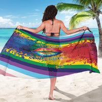 Beautiful Rainbow Lips Kiss Sarong LGBTQ Same Love Same Rights - Wonder Print Shop