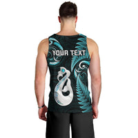 personalised-new-zealand-men-tank-top-aotearoa-silver-fern-with-manaia-maori-unique-turquoise