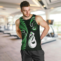 personalised-new-zealand-men-tank-top-aotearoa-silver-fern-with-manaia-maori-unique-green