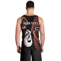 personalised-new-zealand-men-tank-top-aotearoa-silver-fern-with-manaia-maori-unique-red