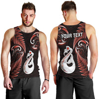personalised-new-zealand-men-tank-top-aotearoa-silver-fern-with-manaia-maori-unique-red
