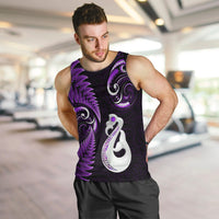 personalised-new-zealand-men-tank-top-aotearoa-silver-fern-with-manaia-maori-unique-purple