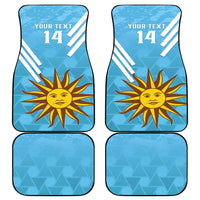 Custom Uruguay Football Car Mats 2024 Vamos La Celeste - Wonder Print Shop