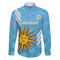Custom Uruguay Football Family Matching Puletasi and Hawaiian Shirt 2024 Vamos La Celeste - Wonder Print Shop