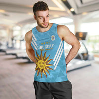 Custom Uruguay Football Men Tank Top 2024 Vamos La Celeste - Wonder Print Shop