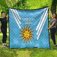 Custom Uruguay Football Quilt 2024 Vamos La Celeste - Wonder Print Shop