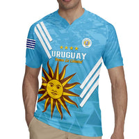 Custom Uruguay Football Rugby Jersey 2024 Vamos La Celeste - Wonder Print Shop