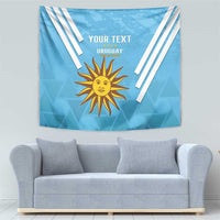 Custom Uruguay Football Tapestry 2024 Vamos La Celeste - Wonder Print Shop